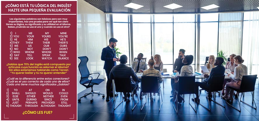 Curso de inglés lógico en Bogotá para romper con el inglés tipo loro y entender la estructura